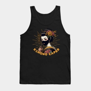 Kimono geisha thief Tank Top